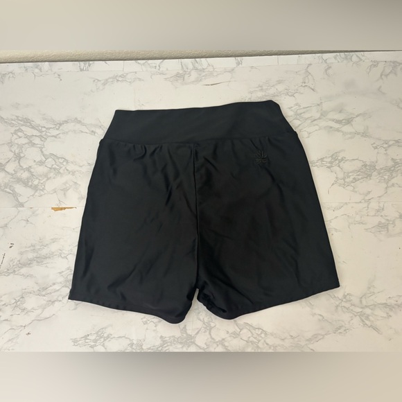 Hapari Women's Size L Black Shorts High Waist Bike Pull On - Picture 3 of 5